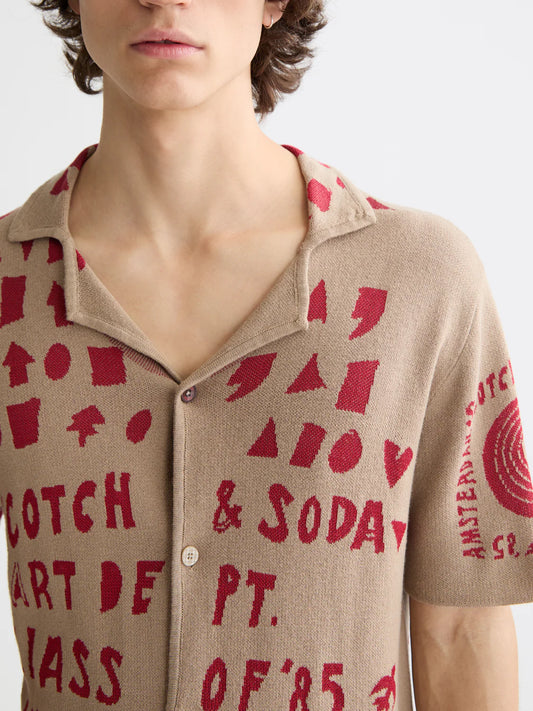 SCOTCH&SODA Camisa de malha jacquard - CARISMAstore