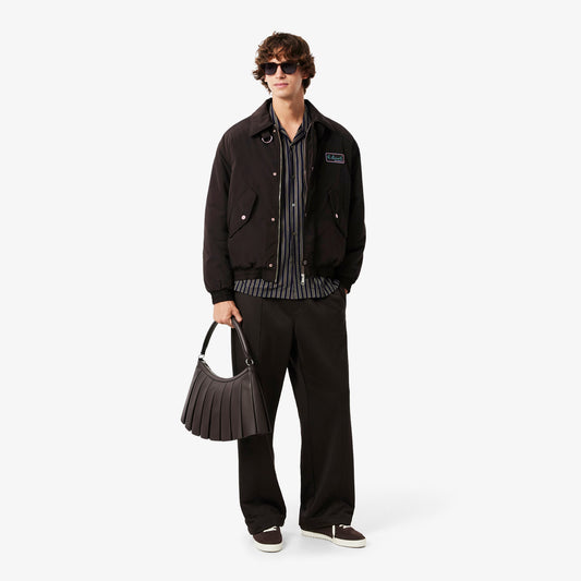 LACOSTE Blusão de aviador impermeável com emblema - CARISMAstore