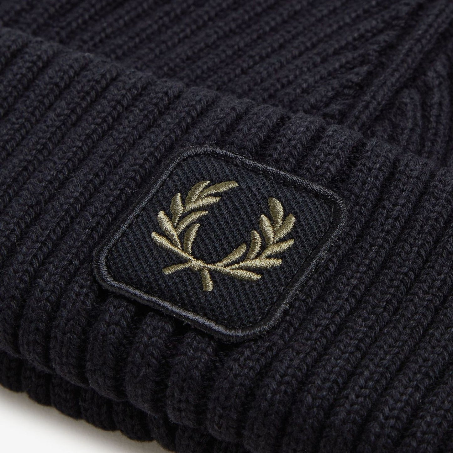FRED PERRY Gorro canelado em algodão