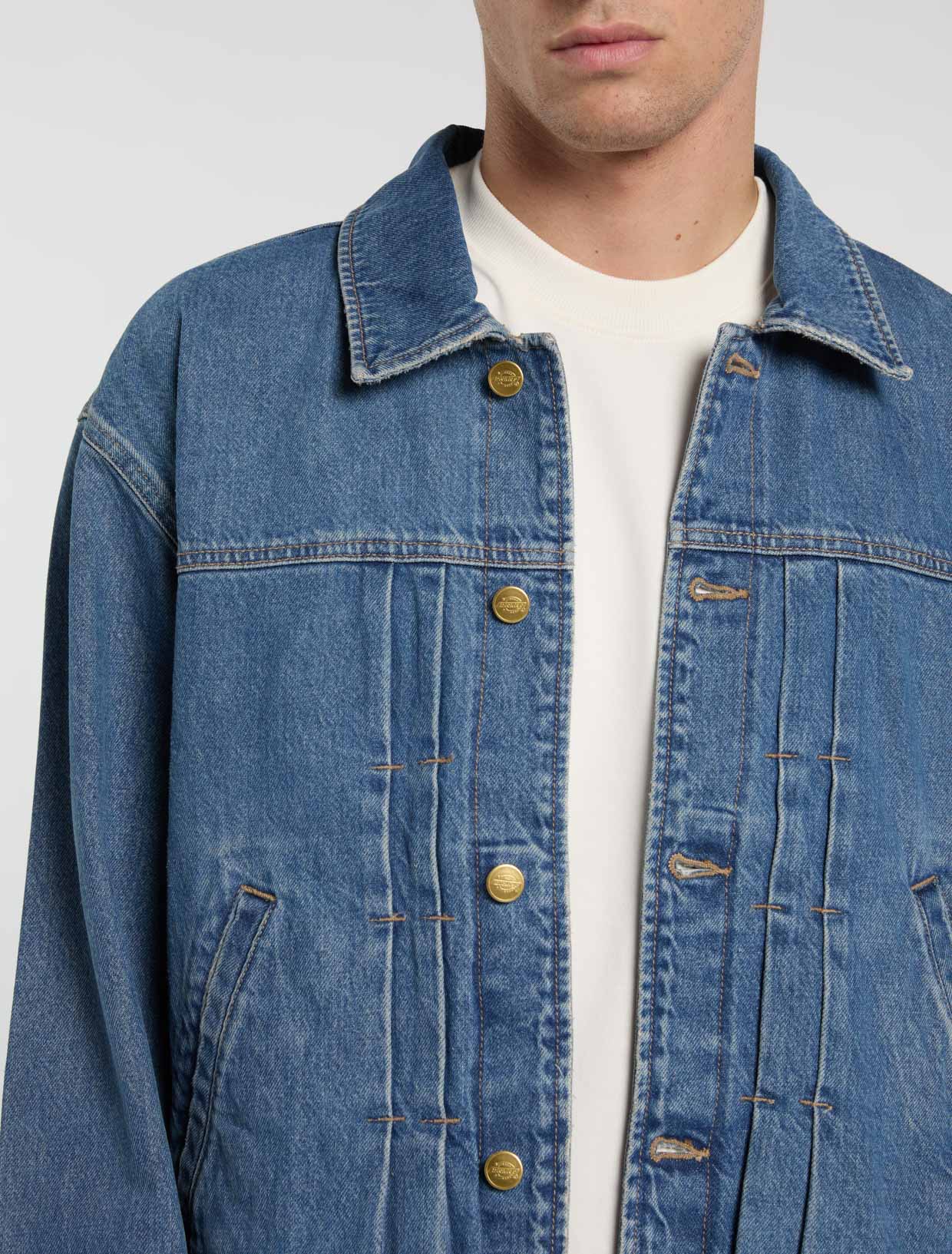 DICKIES Casaco de ganga com pregas