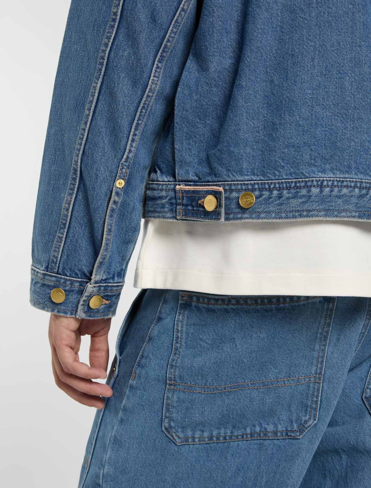 DICKIES Casaco de ganga com pregas