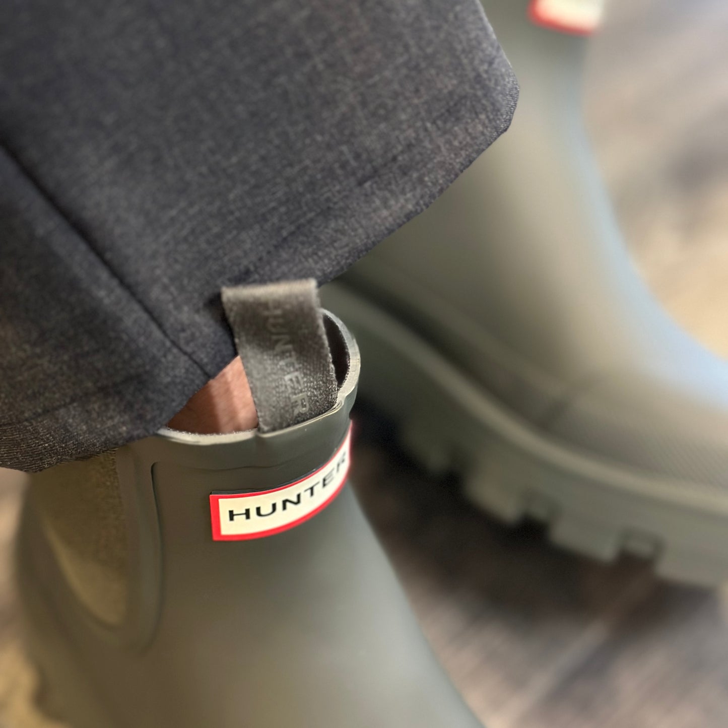 HUNTER Bota chelsea elástica unissex elements - CARISMAstore