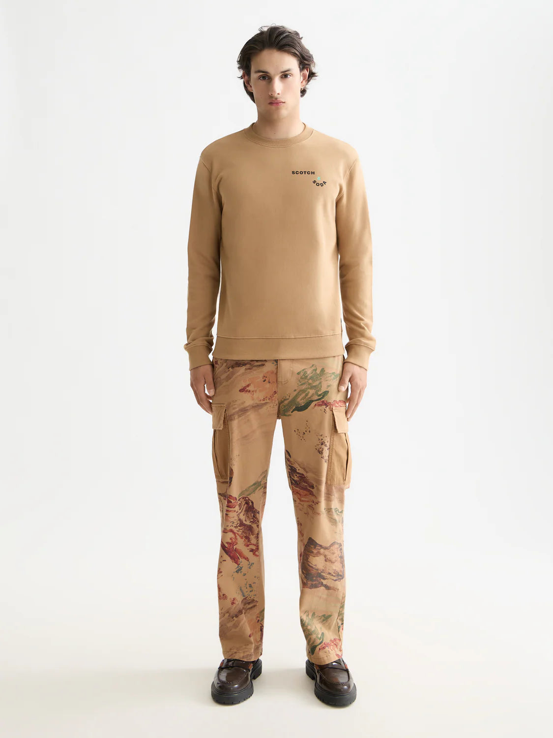 SCOTCH&SODA Camisola com estampa de arte