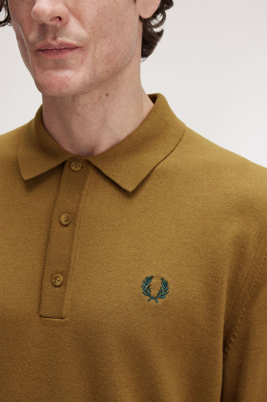 FRED PERRY Polo em malha de manga comprida - CARISMAstore