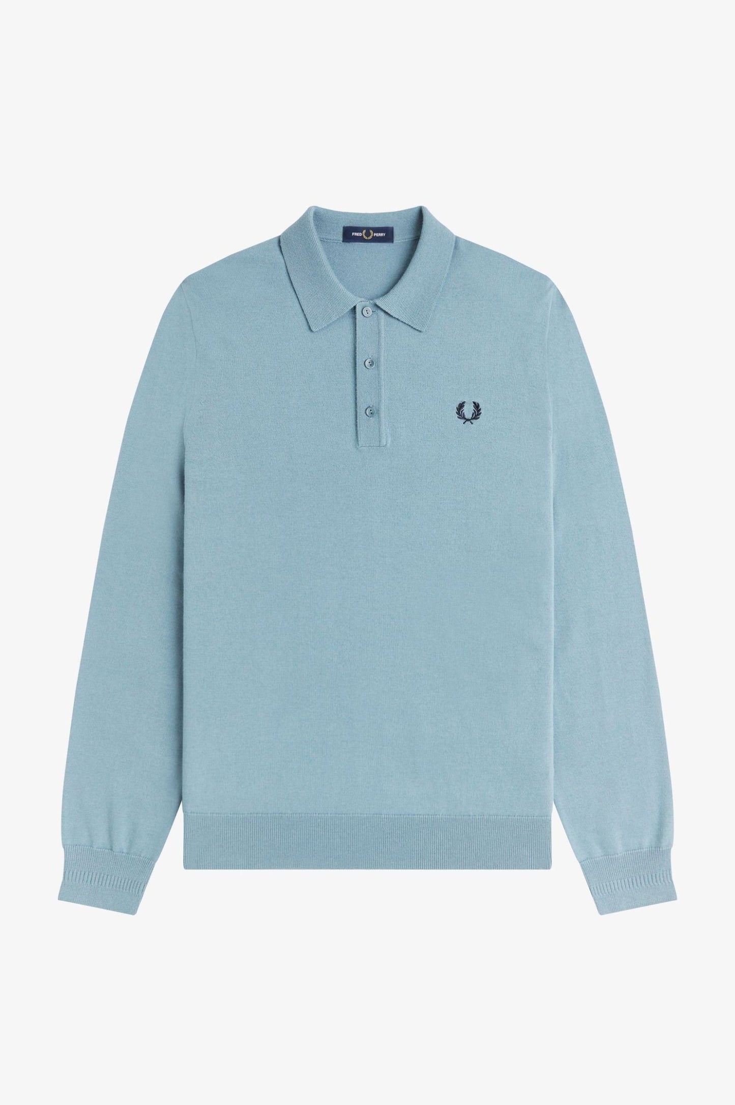 FRED PERRY Polo de manga comprida em malha clássica - CARISMAstore
