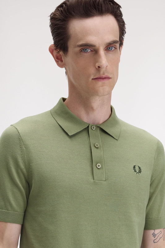 FRED PERRY Polo em malha de algodão - CARISMAstore