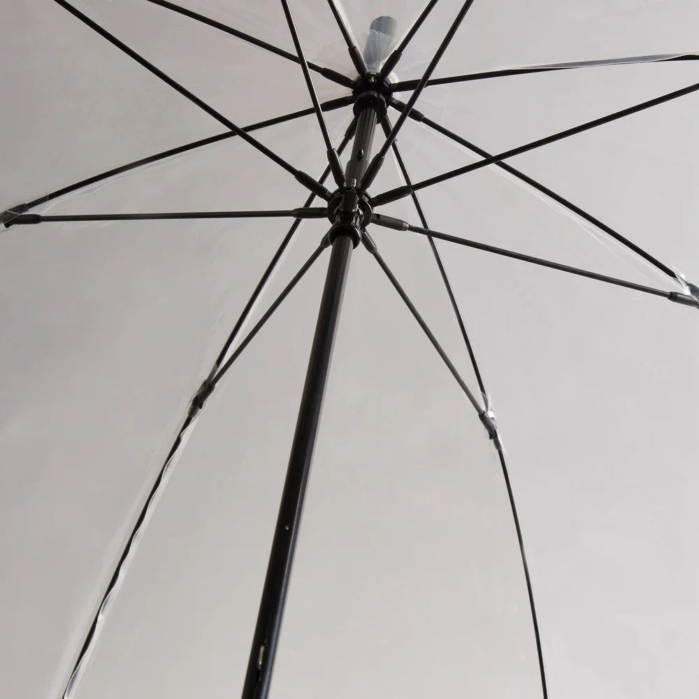 HUNTER Guarda-chuva bolha de bigode transparente