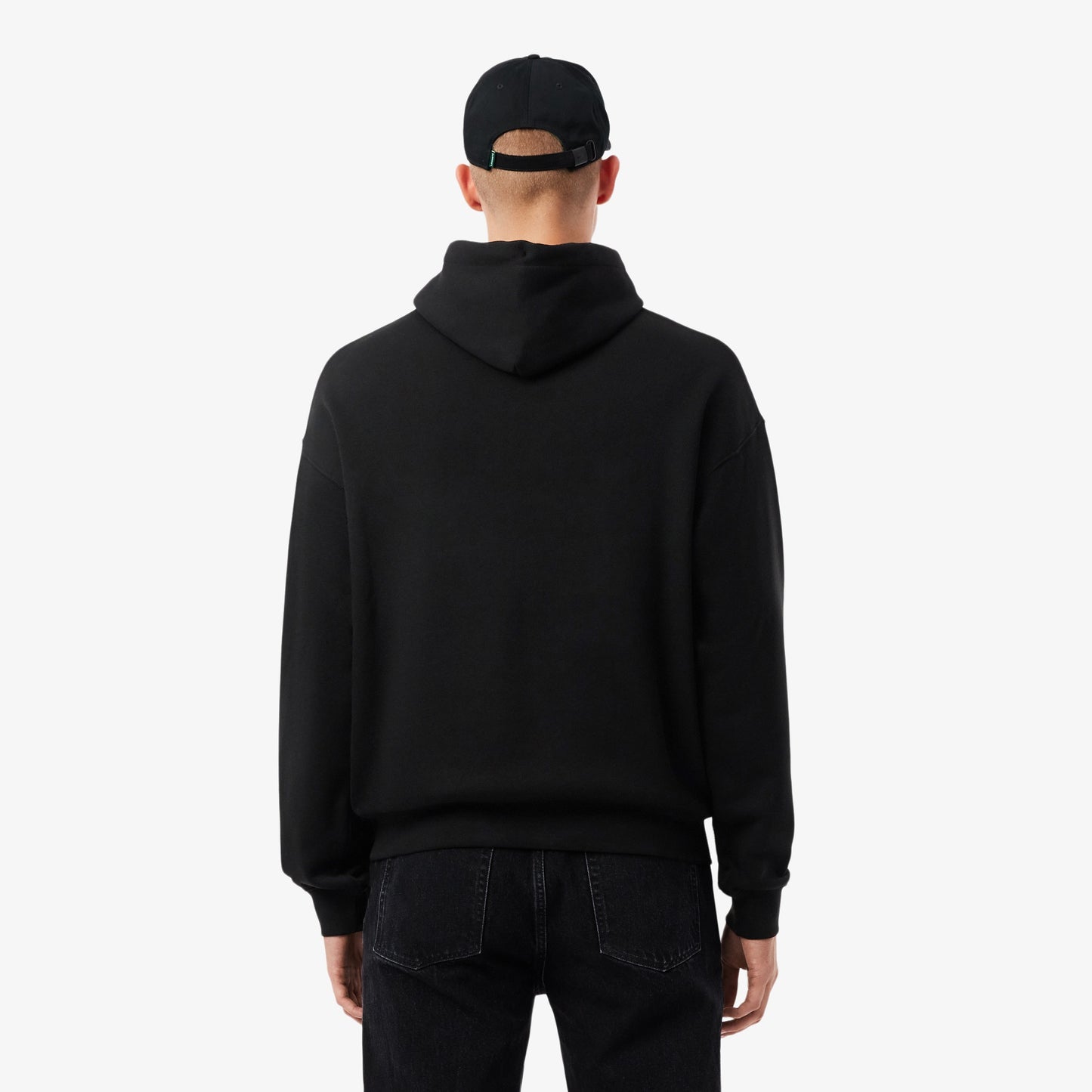 LACOSTE Camisola com Capuz bordado loose fit
