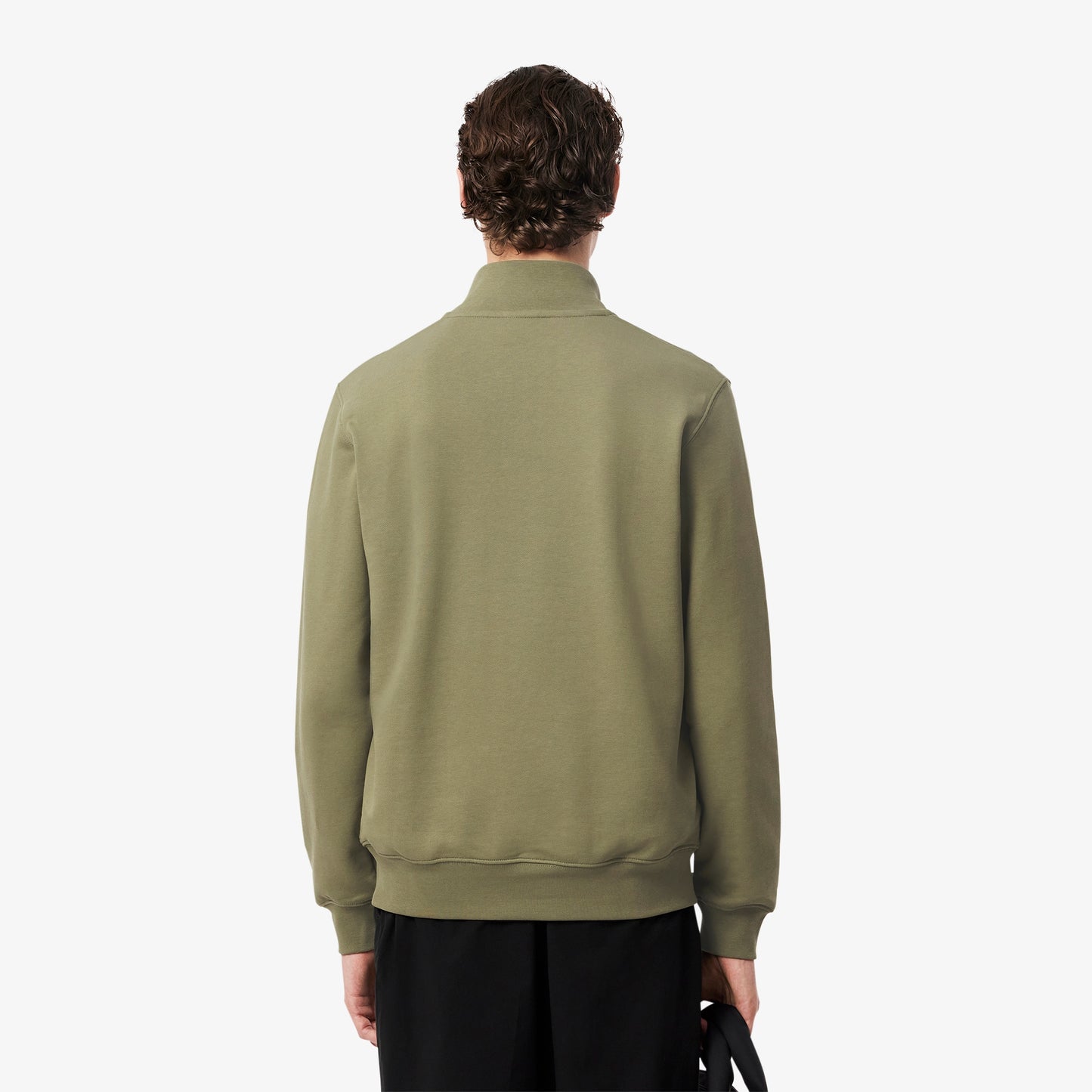 LACOSTE Camisola em felpa com zip e gola alta - CARISMAstore