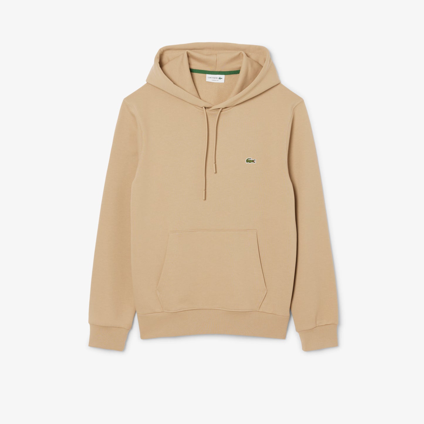 LACOSTE Camisola com capuz de algodão e lã