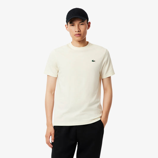 LACOSTE T-shirt desportiva com estampado e tecnologia ultra-dry - CARISMAstore