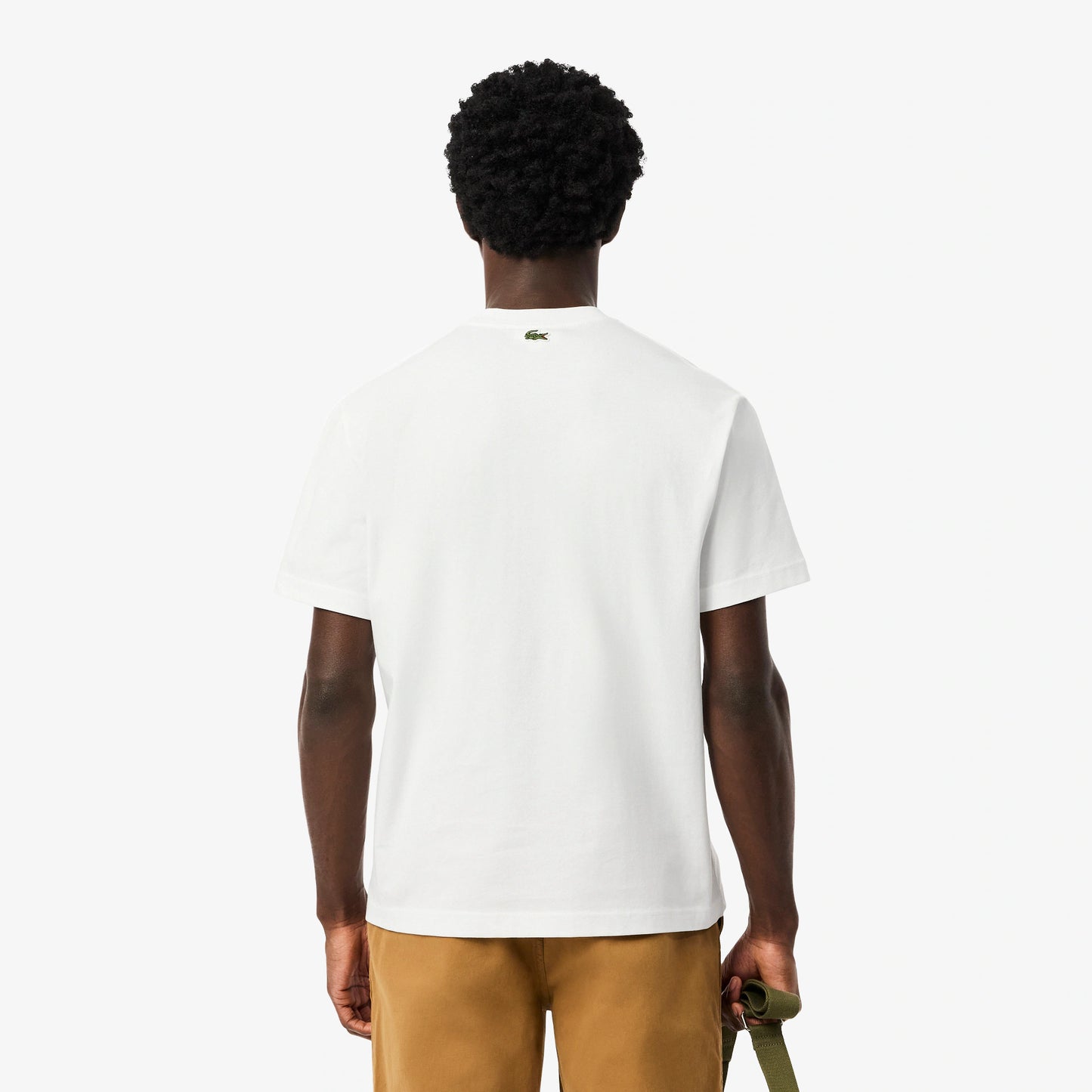LACOSTE T-shirt com bordado heritage