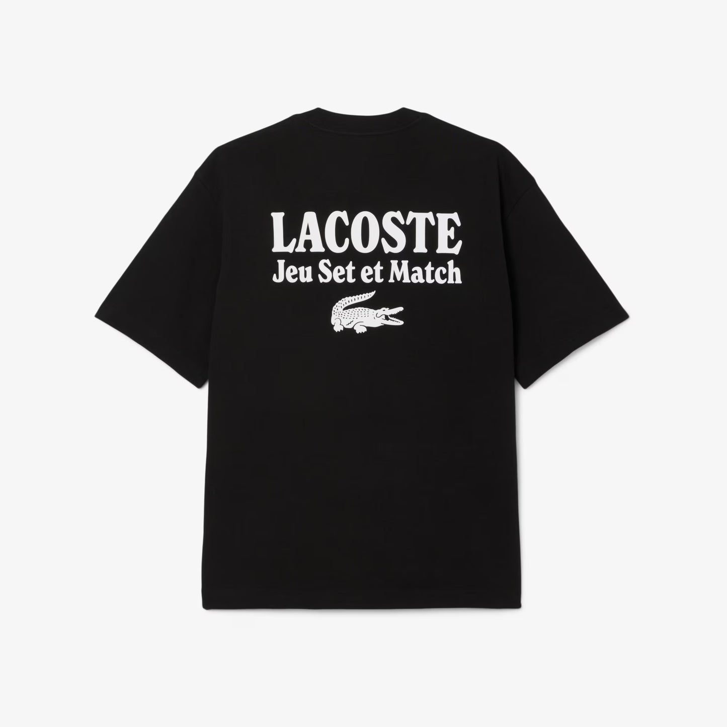 LACOSTE T-shirt estampada em jersey grosso loose fit - CARISMAstore