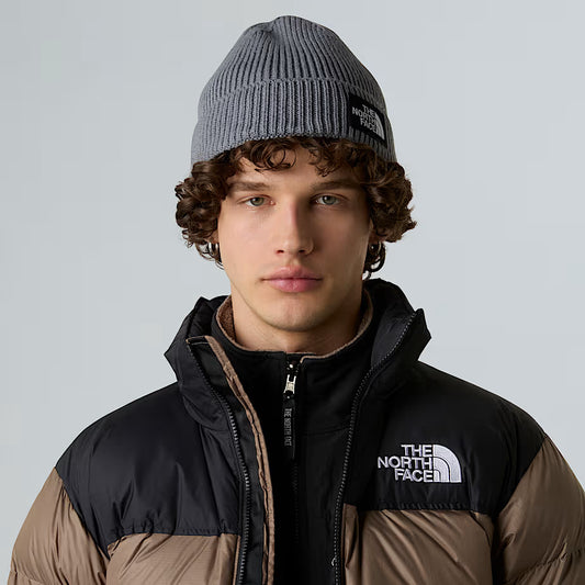 THE NORTH FACE Gorro canelado com logótipo quadrado