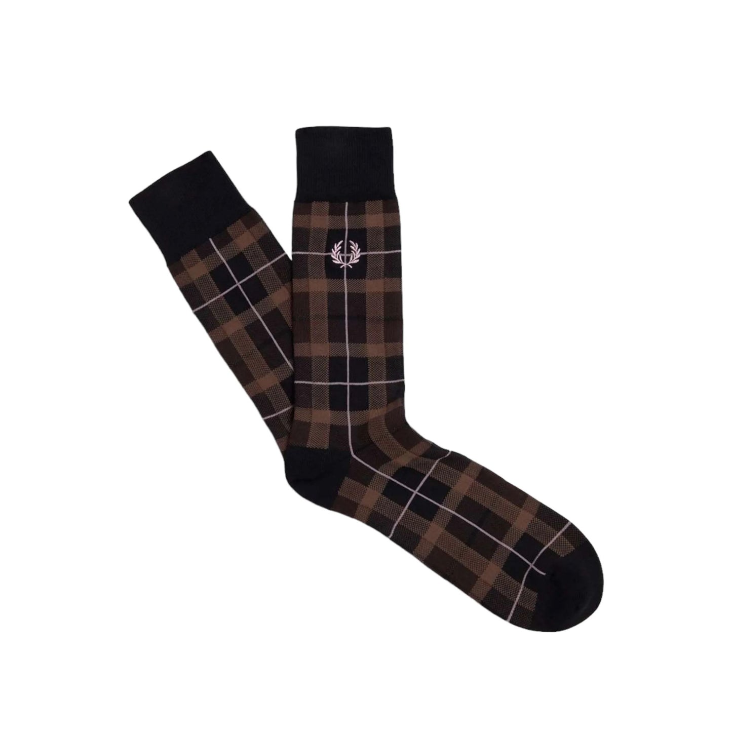 FRED PERRY Meia com padrão tartan