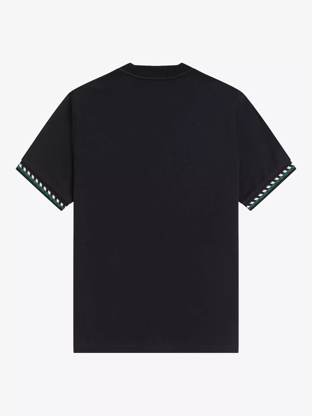 FRED PERRY T-shirt com punho em jacquard