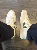 VEJA V-90 leather sneakers white cypress