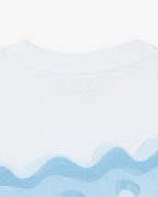 LACOSTE T-shirt de algodão com estampado