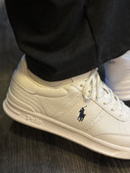 RALPH LAUREN Sapatilhas heritage aera em pele