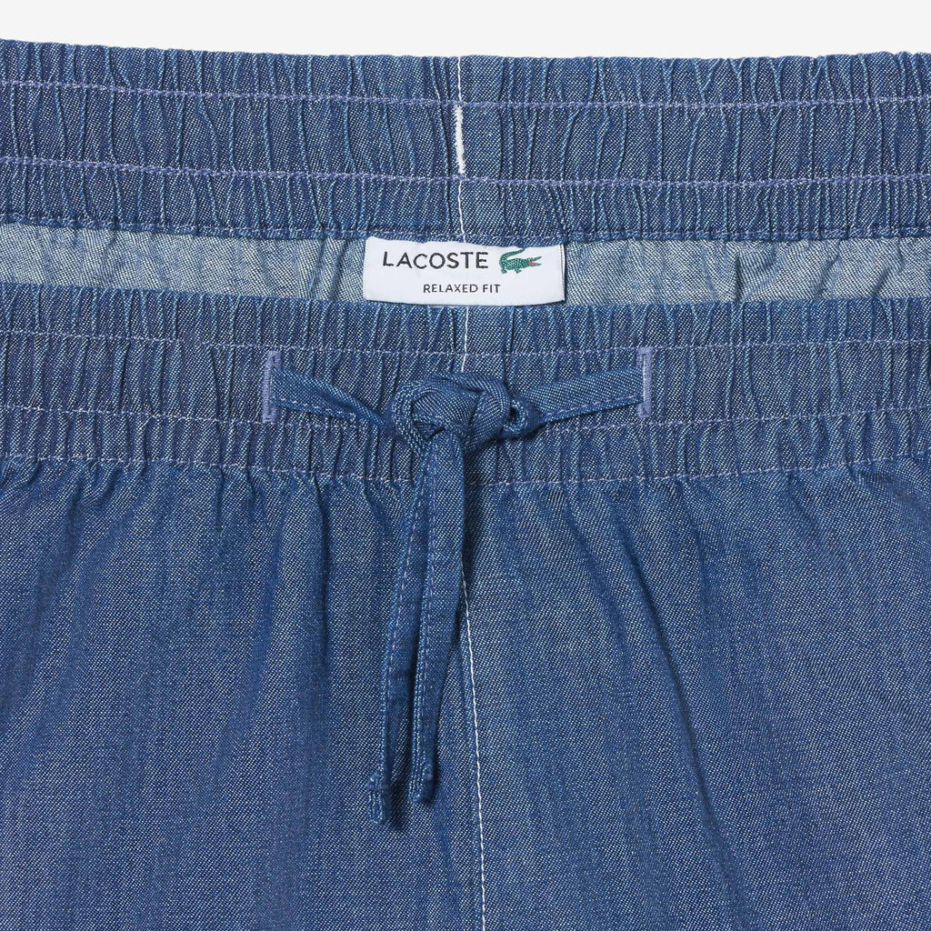 LACOSTE Calções de ganga relaxed fit