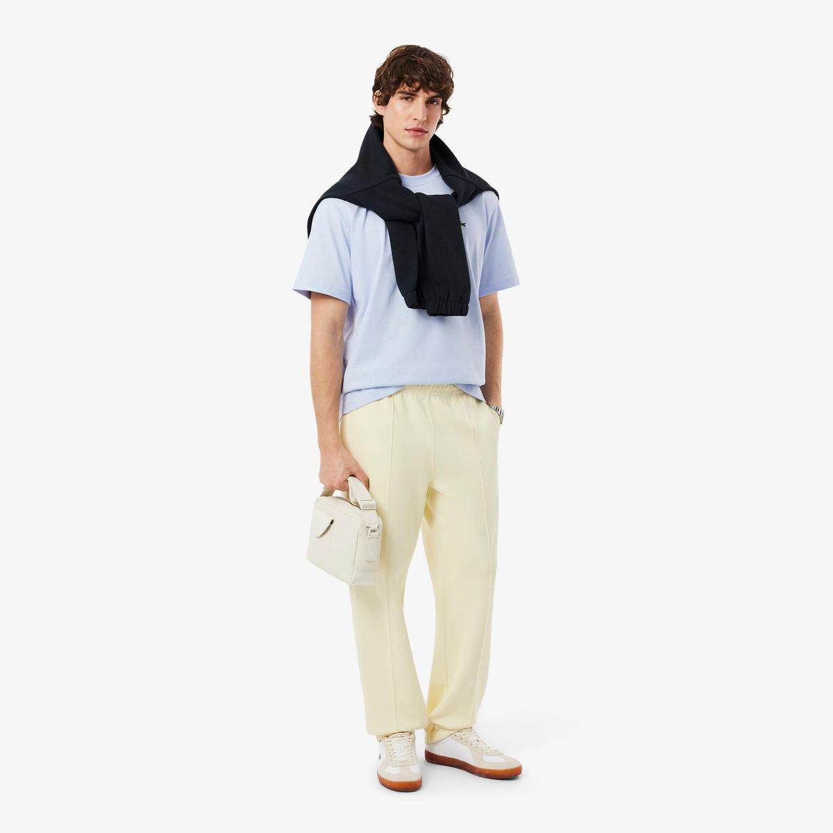 LACOSTE T-shirt em jersey de algodão grosso