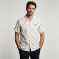 FRED PERRY Camisa argyle cru
