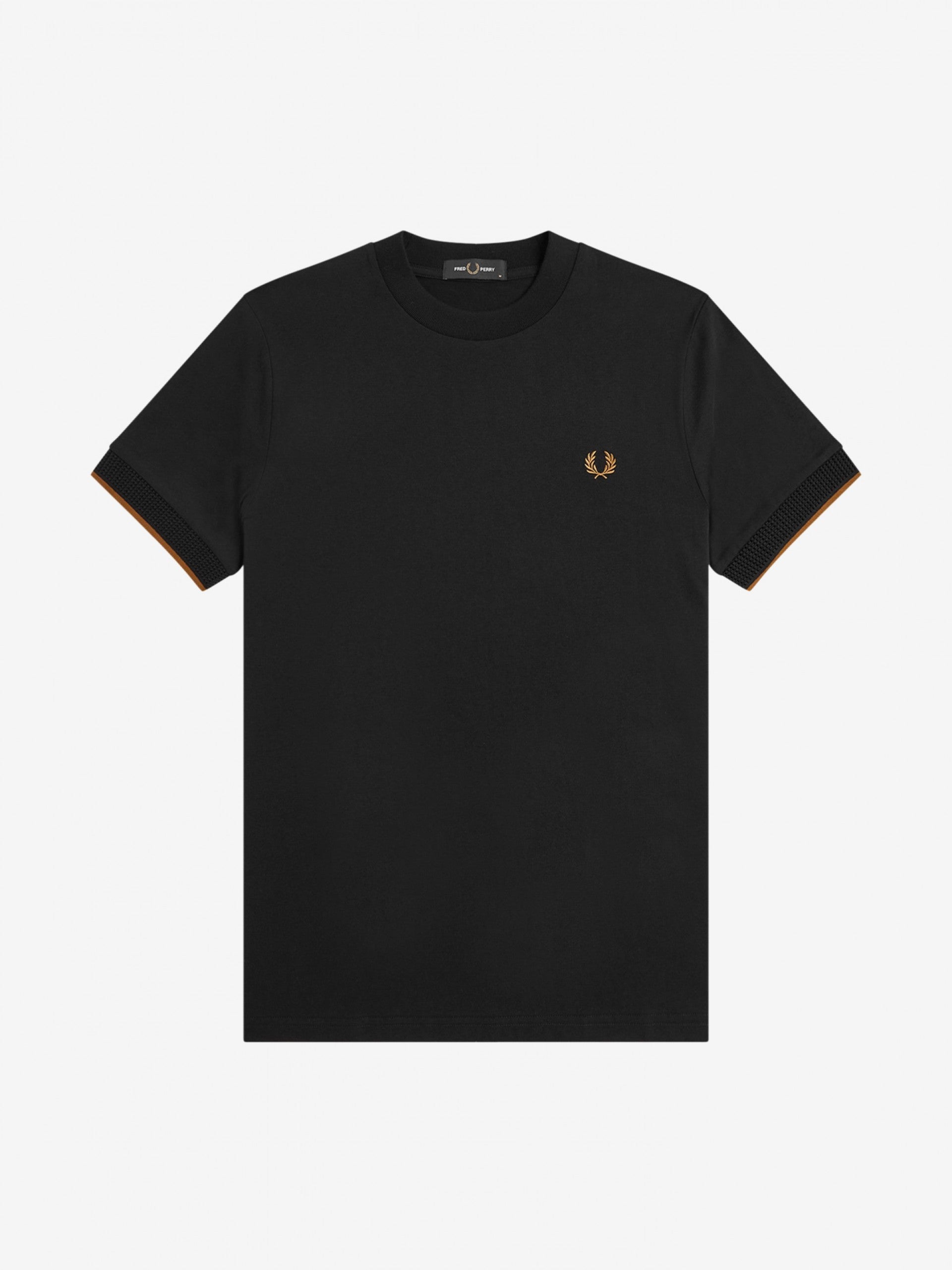FRED PERRY T-shirt mesh cuff