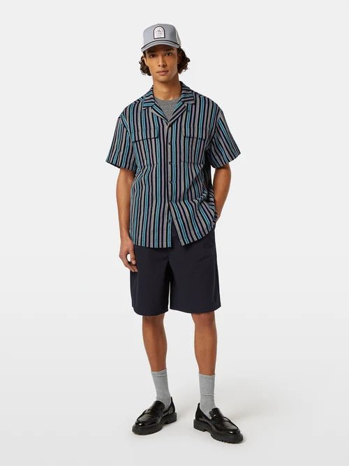 SCOTCH&SODA Camisa listrada em jacquard