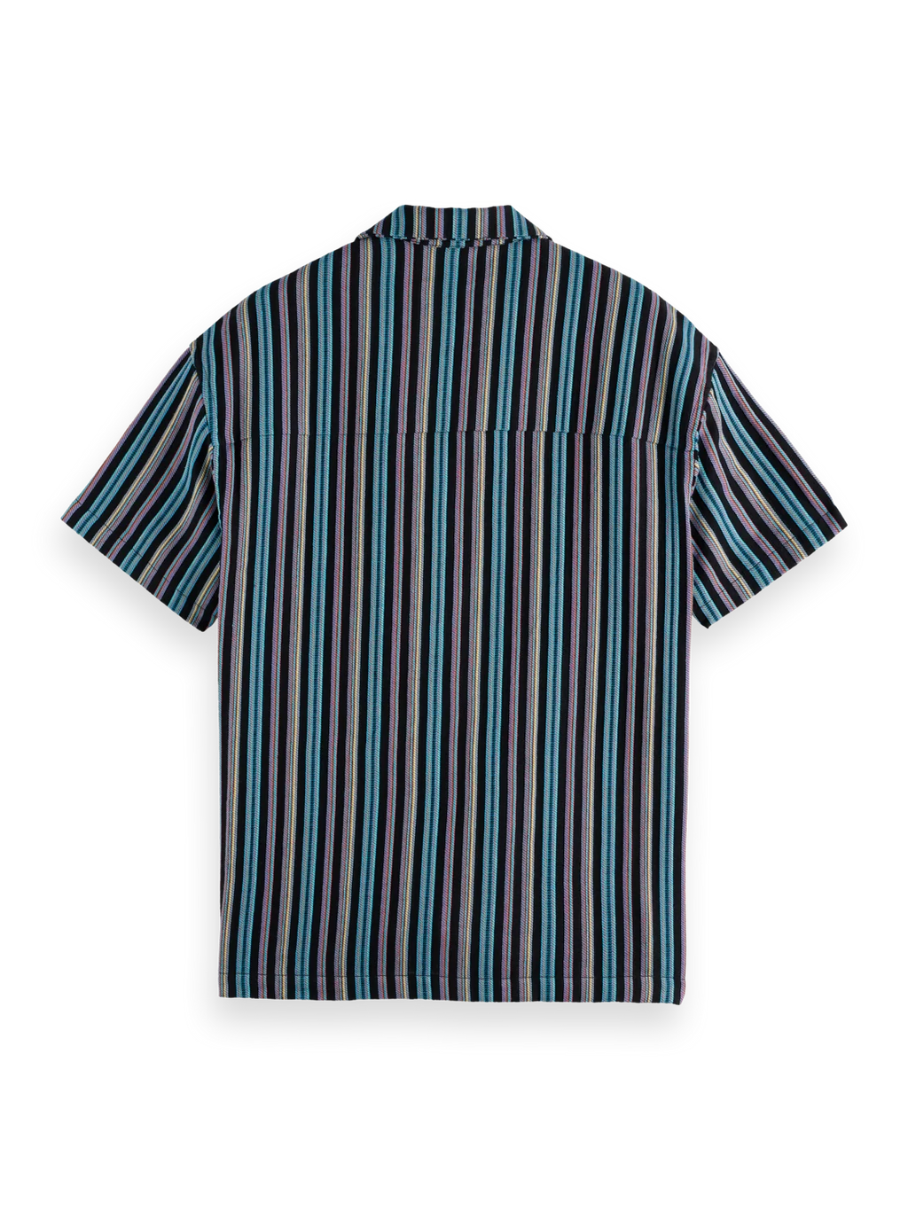 SCOTCH&SODA Camisa listrada em jacquard