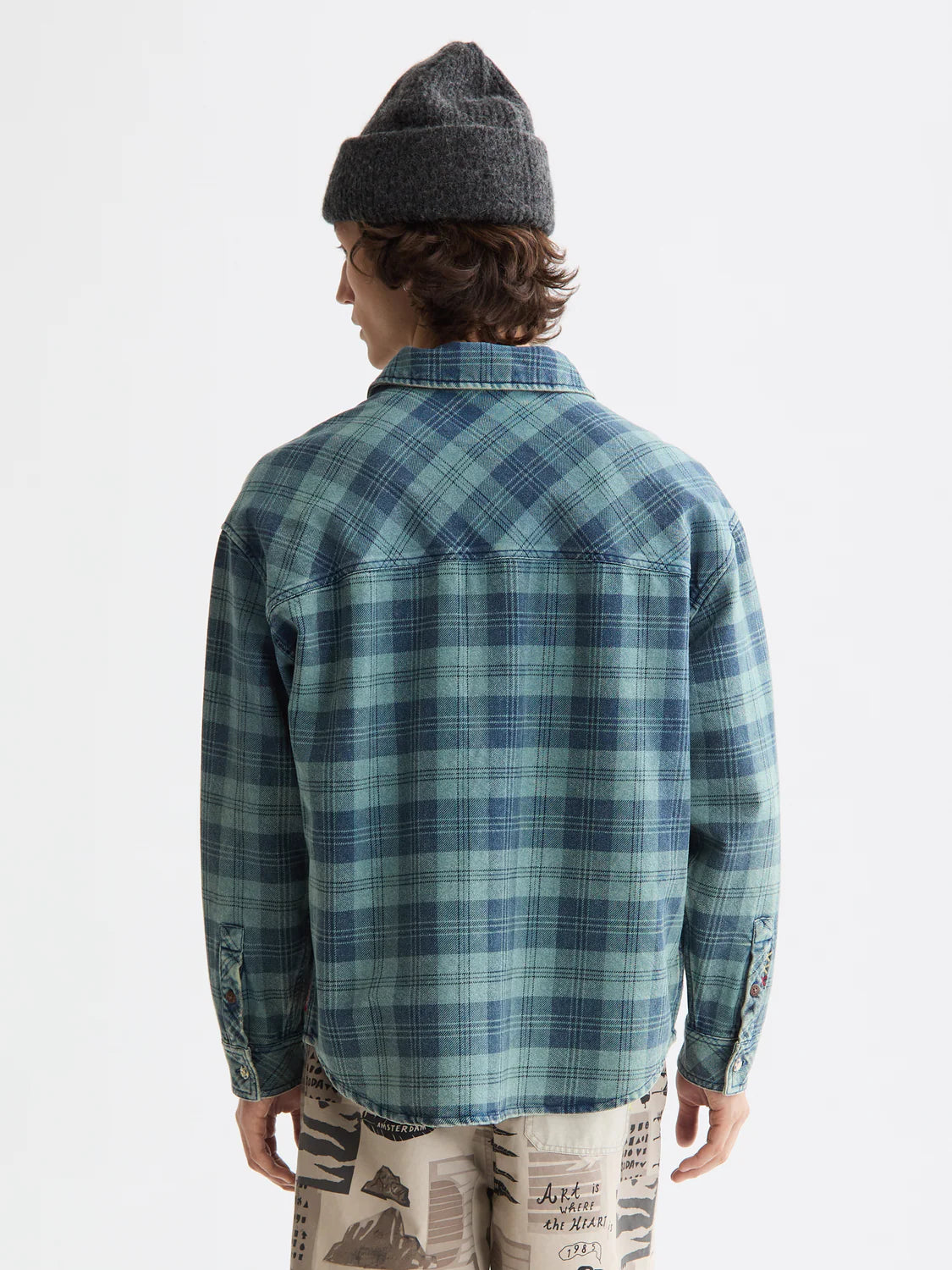 SCOTCH&SODA Overshirt xadrex jeans lavada - CARISMAstore