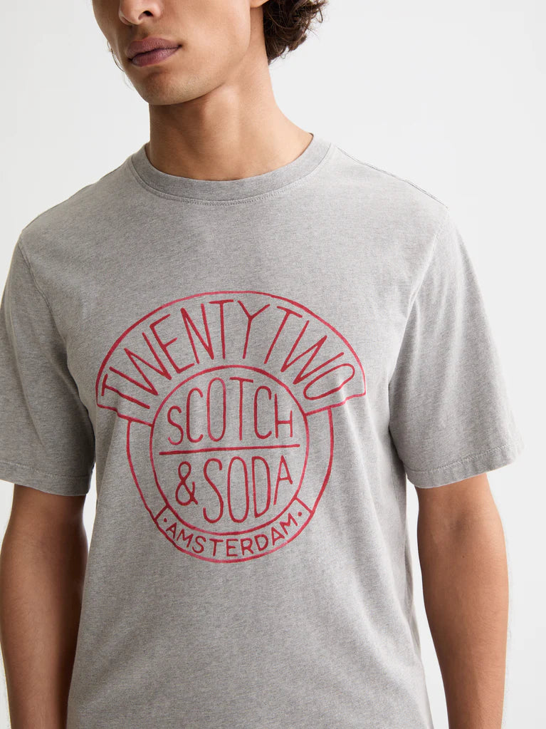 SCOTCH&SODA T-shirt com estampa de arte - CARISMAstore