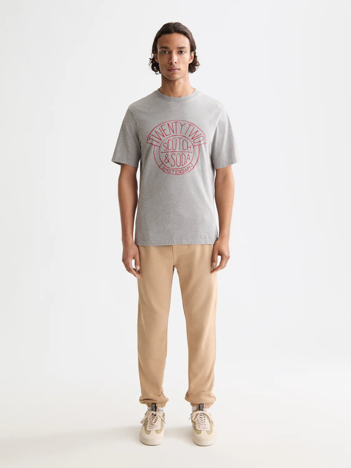 SCOTCH&SODA T-shirt com estampa de arte - CARISMAstore