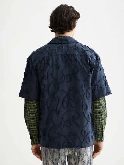 SCOTCH&SODA Camisa jacquard de manga curta - CARISMAstore