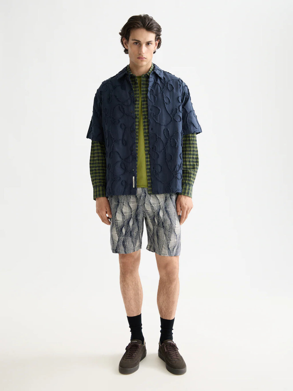 SCOTCH&SODA Camisa com textura jacquard