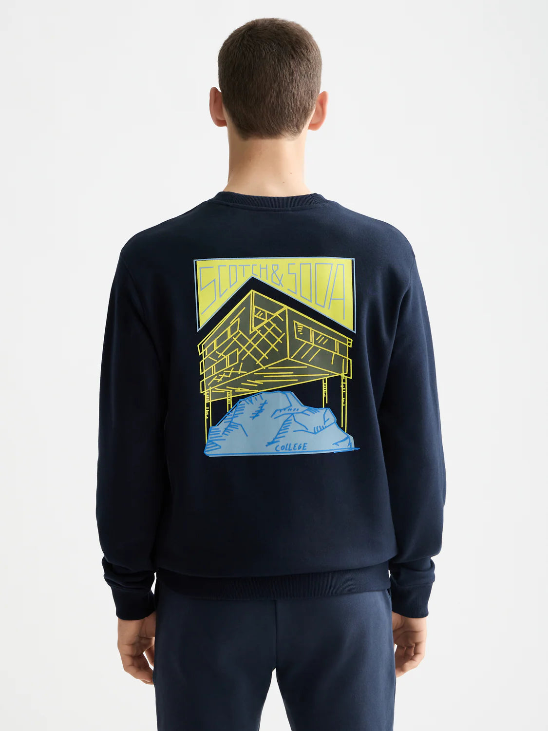 SCOTCH&SODA Camisola com estampa de arte