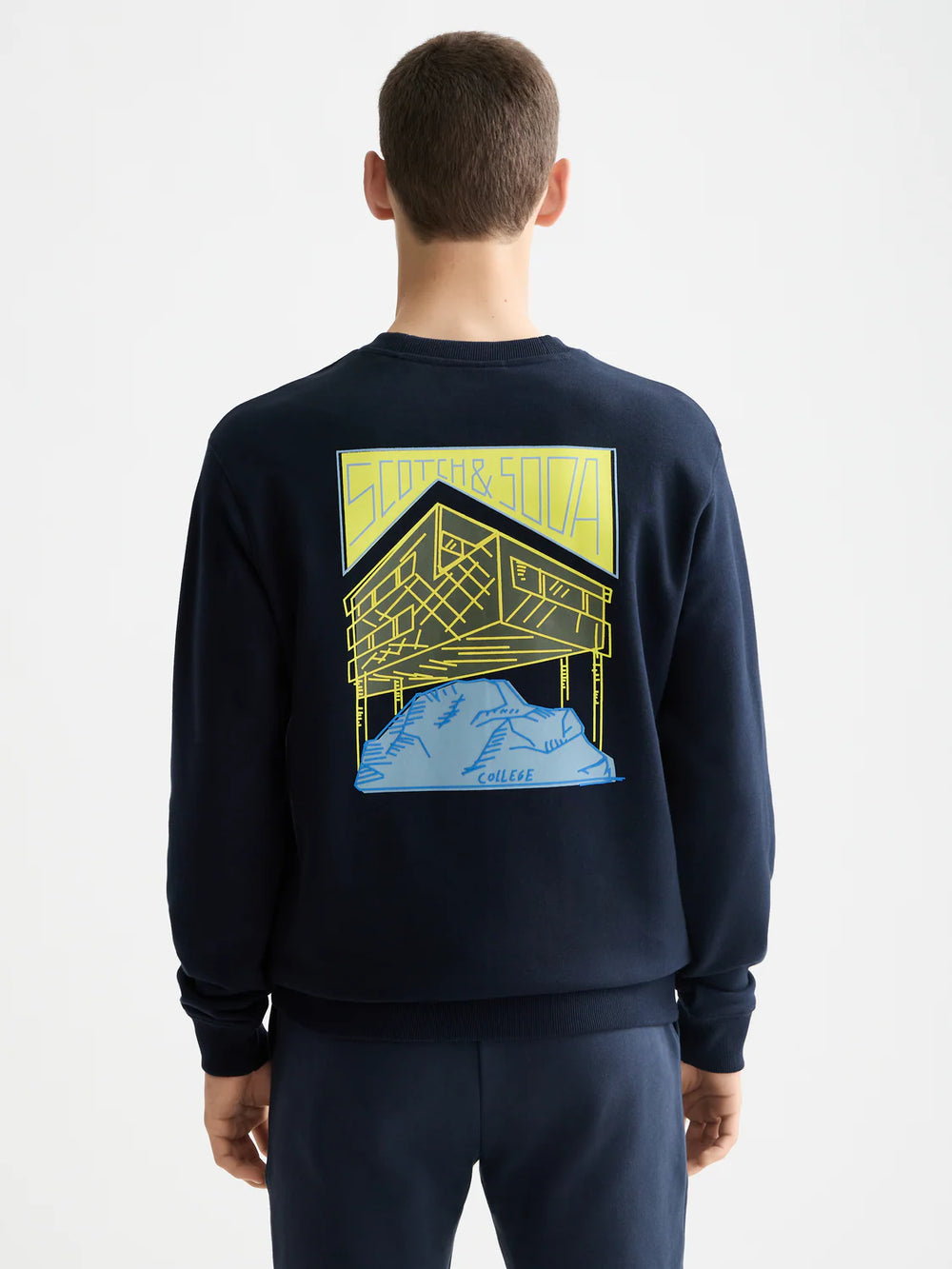 SCOTCH&SODA Camisola com estampa de arte - CARISMAstore