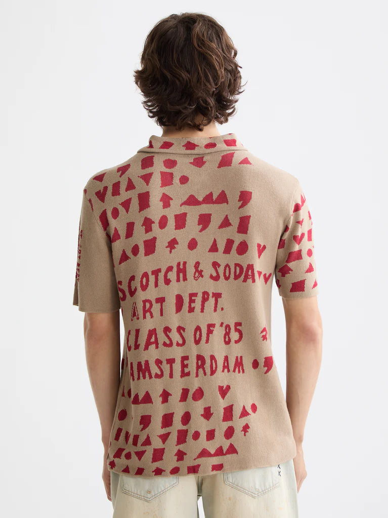 SCOTCH&SODA Camisa de malha jacquard - CARISMAstore