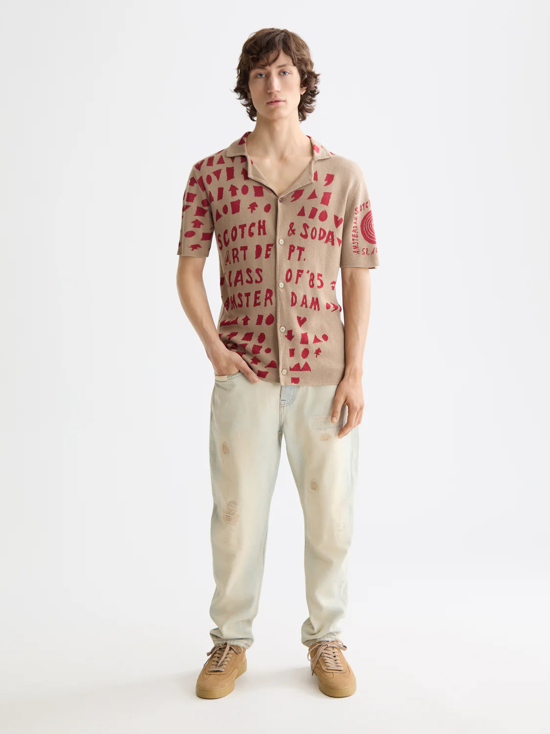 SCOTCH&SODA Camisa de malha jacquard - CARISMAstore