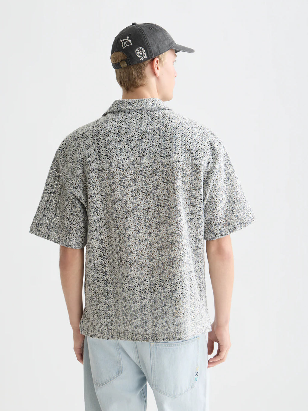SCOTCH&SODA Camisa bordada e modelagem relaxada