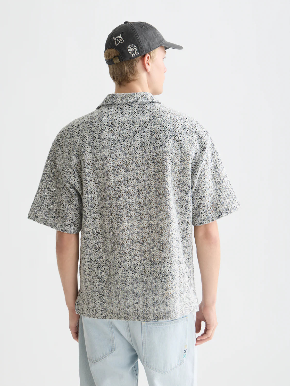 SCOTCH&SODA Camisa bordada e modelagem relaxada