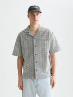 SCOTCH&SODA Camisa bordada e modelagem relaxada