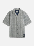 SCOTCH&SODA Camisa bordada e modelagem relaxada