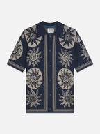 SCOTCH&SODA Polo em jacquard tricotado