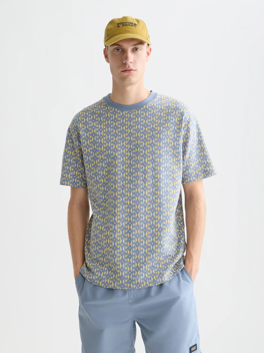 SCOTCH&SODA Ta-shirt jacquarddescontraida