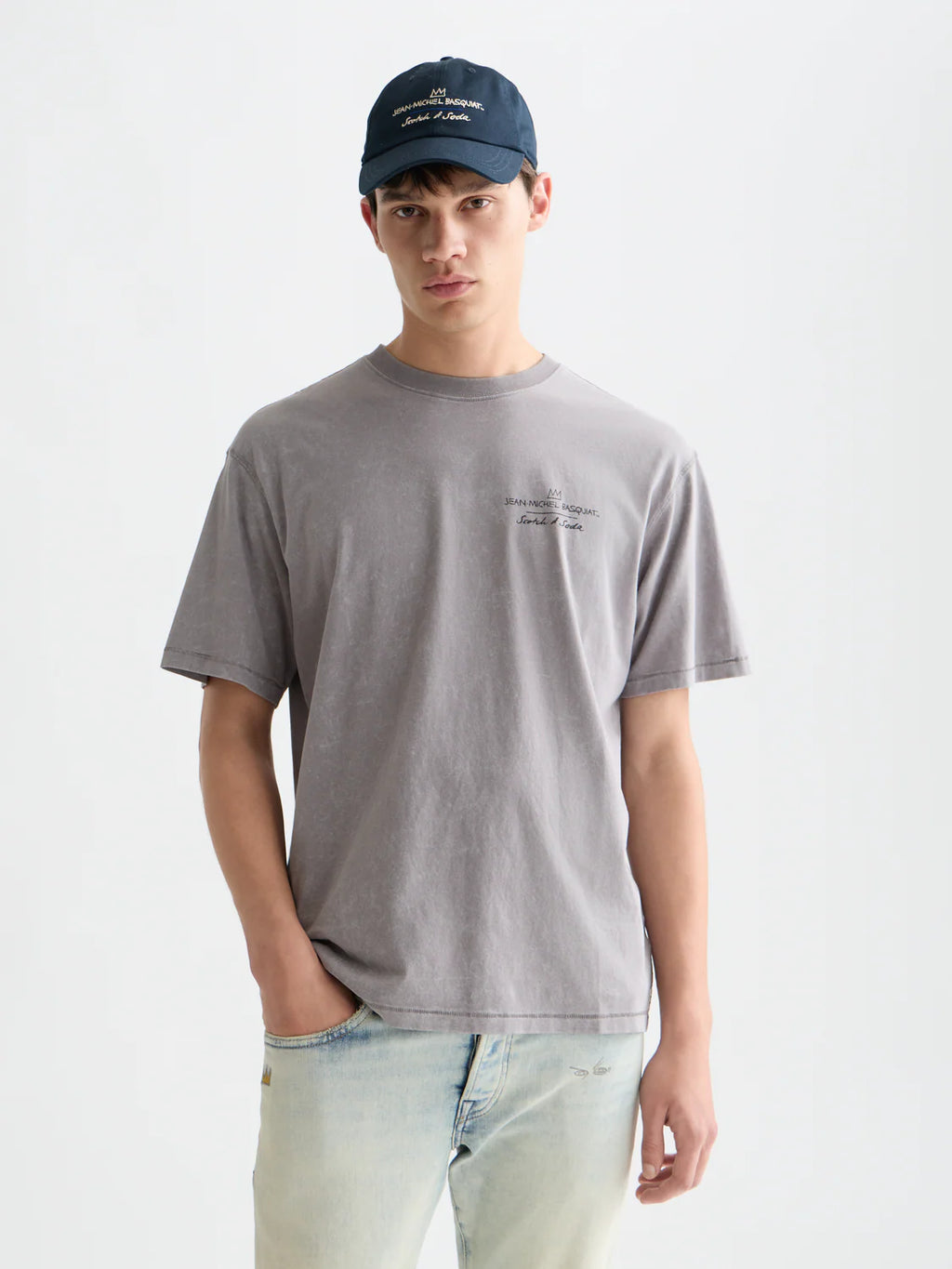 SCOTCH&SODA x Basquiat t-shirt com estampa