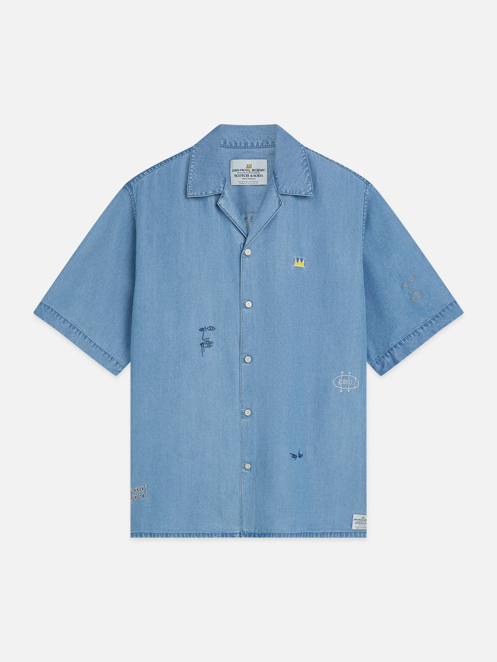 SCOTCH&SODA x Basquiat camisa relaxada