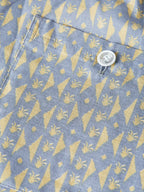 SCOTCH&SODA Bermuda de linho estampado