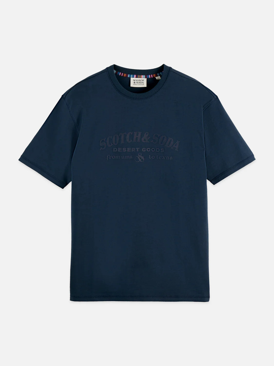 SCOTCH&SODA T-shirt descontraida com estampa artistica