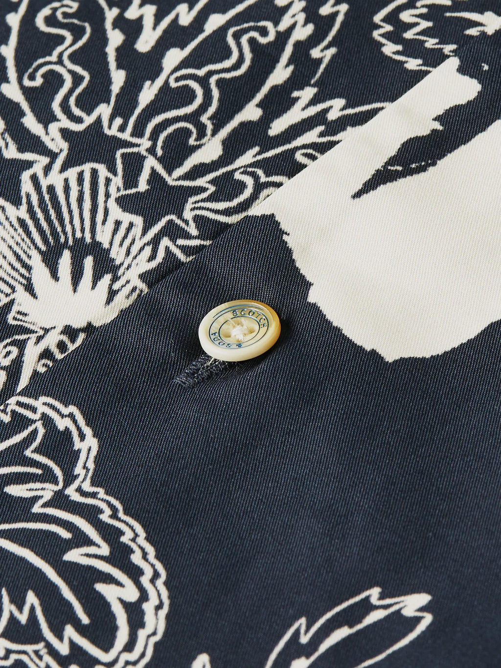SCOTCH&SODA Camisa estampada e folgada