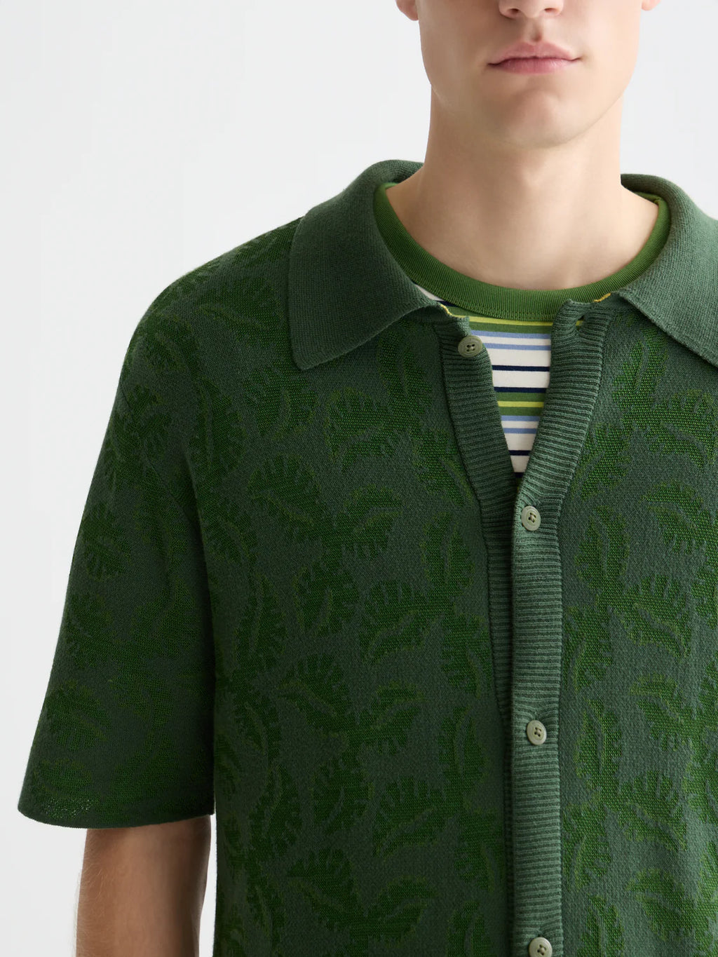 SCOTCH&SODA Camisa em tricô bicolor